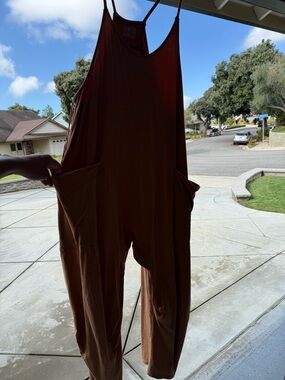 Free people hot shot onsie Orange.